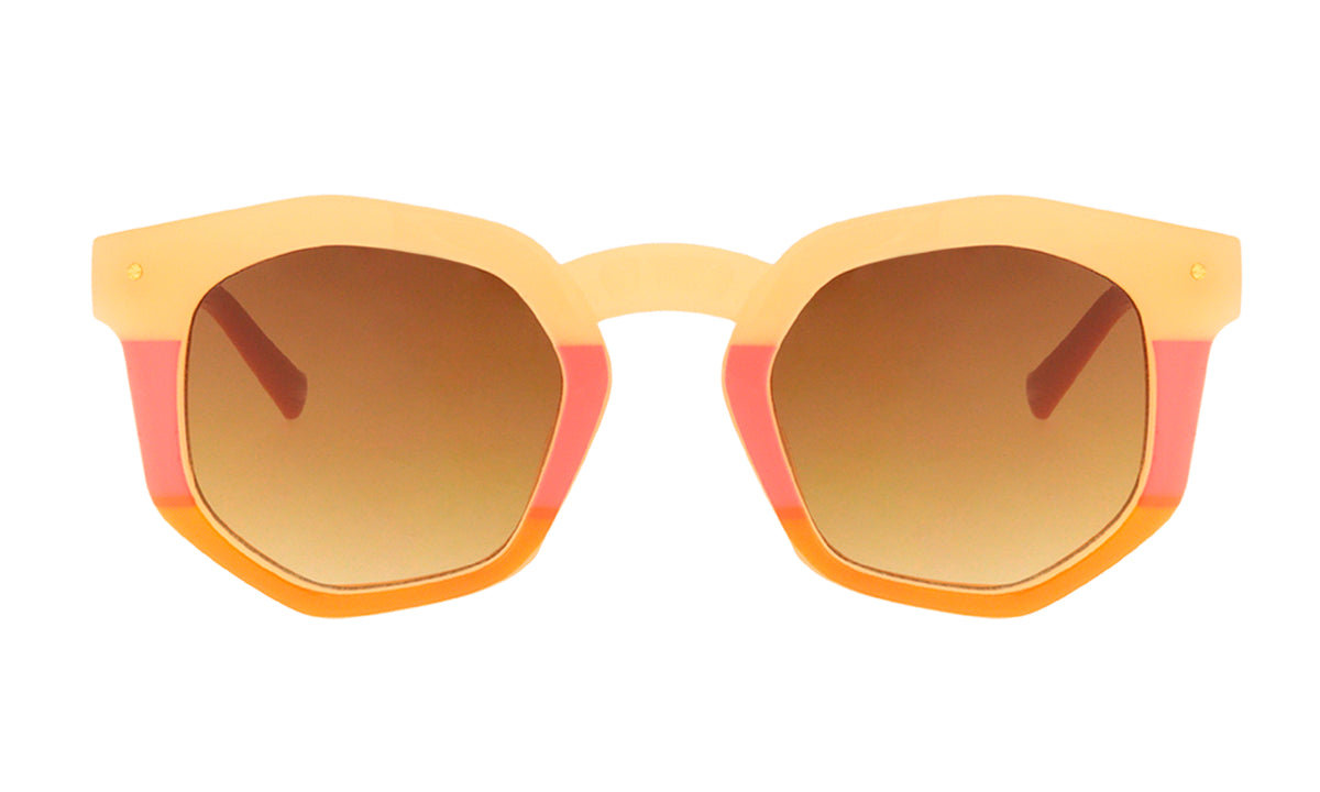 AUDREY SUMMER-Hexagonal sunglasses | Charly Therapy