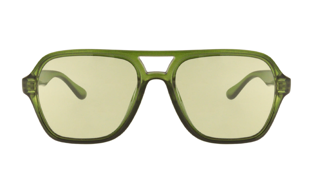 KARL Green – Fashion double-bridge sunglasses | Charly Therapy