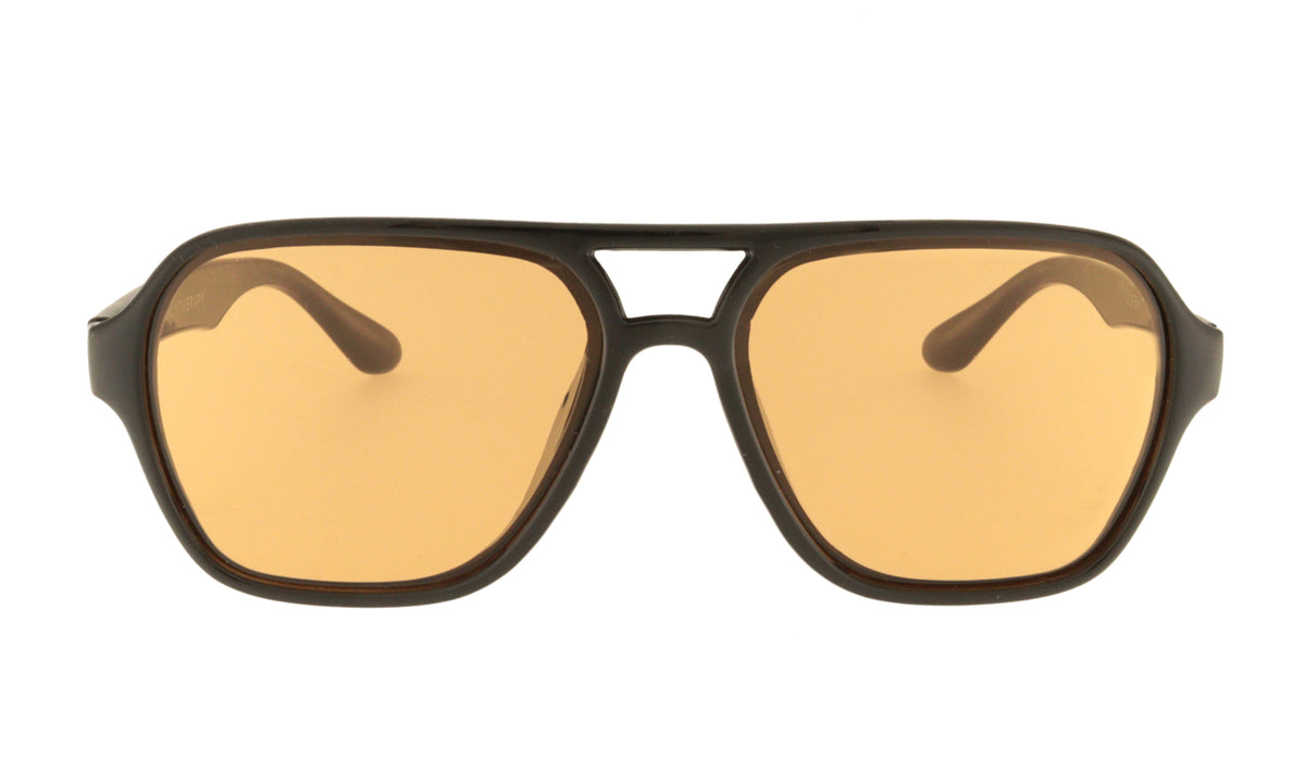 Karl orange - Lunettes de soleil à double pont à la mode | Charly