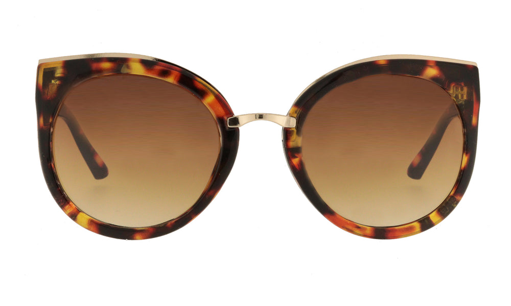 Bianca Large Cat Eye Sunglasses Tortoise Coloured Charly Therapy